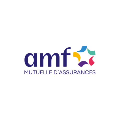 Logo d'AMF Mutuelle d'Assurances, partenaire de la Carrosserie Nogueira pour la gestion des réparations après sinistre