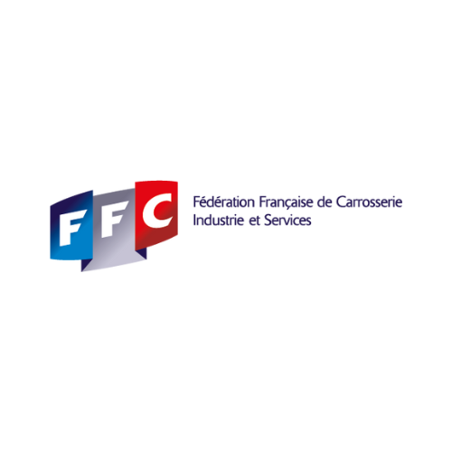 Logo de la Fédération Française de Carrosserie (FFC), gage de qualité et de professionnalisme pour la Carrosserie Nogueira