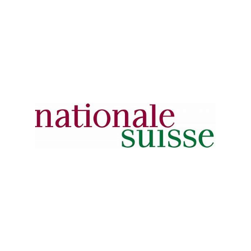 Logo de National Suisse, partenaire de la Carrosserie Nogueira pour la gestion des sinistres auto